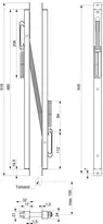 Technical drawing Lead cover 20-pins 14471701
