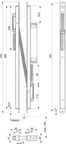Technical drawing Lead cover 20-pins 14471702