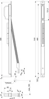 Technical drawing Lead cover 20-pins 14471708
