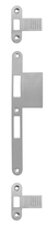 Flanged striking plate set