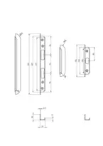 Milling strike plate set