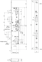 Dessin technique 3 Serrure à entailler de sécurité 14421