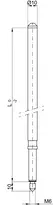Technical drawing Round tube 1725 1725