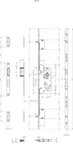 Technical drawing PolyBlock 1855-PolyBlock