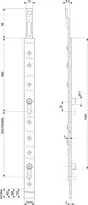 Technical drawing Accessories Tribloc 1857H 1864