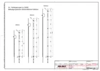 Technical drawing 1 XL faceplate extensions for Tribloc 30350 XL-30350