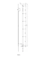 Technical drawing 6 XL faceplate extensions for Tribloc 30350 XL-30350