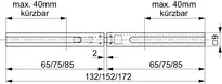 Technical drawing Special square bolt 5968