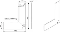 Technical drawing 1 Accessories EH-Exit Controller 828.10