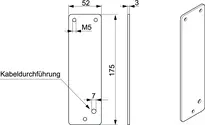 Technical drawing 3 Accessories EH-Exit Controller 828.10