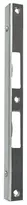 Safety angle strike plate