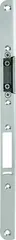 Angled faceplate set for panic passive leaf locking in solid-leaf doors 14413-H-STW