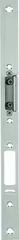 Flat face plate for the panic passive leaf locking system in metal frame doors 14413-M-STF