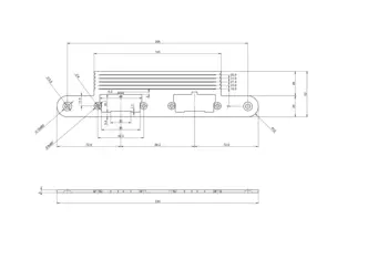 Gâche à talon BE-31180.1233