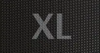 Surcharge, black fabric XL 330 mm draw out length