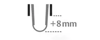 Lippenverlängerung (+8mm)