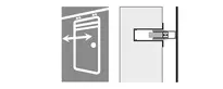 Absenkdichtung Einbau liegend / oben / Schiebetürmechanik