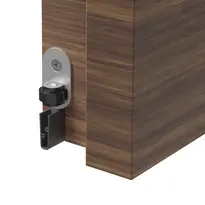 Planet Pivot-Modul «gefälzt» Edelstahl, eingebaut