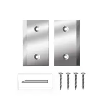 Planet Eckplattenset X3, Aluminium,  mit Auflaufschräge