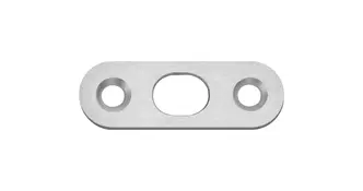 Strike plate top for Planet KR flush bolt 900330