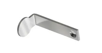 Montagewinkel zur Befestigung des Klebefusses für gefälzte Türen, symmetrisch, 5 Stk. 901446
