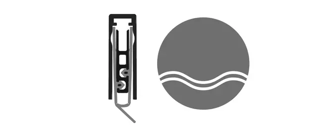 Schräglippe für unebene Böden (8 mm Profile)