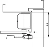 Required space on doors