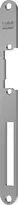 Product image Flat strike plate no. 174 sbl174