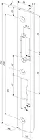 Left handed shown in diagram - Right handed is the reverse