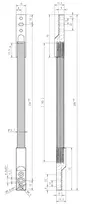 Technical drawing Lead cover 10312-11 10312-11-----00