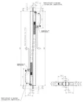 Technical drawing Concealed lead cover model 10312-20-20 10312-20-20--00