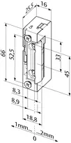 Technical drawing Dummy component 118E---------00