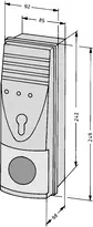 Technische Zeichnung aP Steuerterminal Modell 1338 1338-20_14
