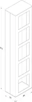 Technical drawing Housing model 1385EG5 1385EG5