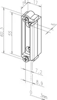 Technical drawing Dummy component 1410-28------00