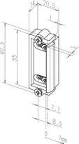 Technical drawing Dummy component 1410-7-------00