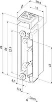 Technical drawing Dummy component 1410-F4------00