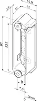Technische Zeichnung Austauschstück 1410-F5------00