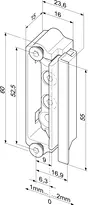 Technical drawing Dummy component 1410-F7------00