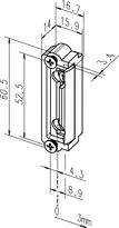 Technical drawing Dummy component 1418-101-----00