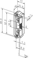 Technical drawing Dummy component 1418-190-----00