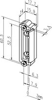 Technical drawing Dummy component 1418-500-----00