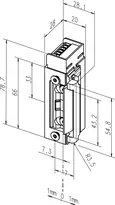 Technical drawing Electric strike 143.11------###