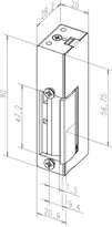 Technical drawing Electric strike 34----------###