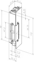 Technical drawing Electric strike 3405RR------###