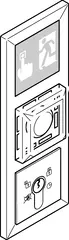 Escape door terminal
