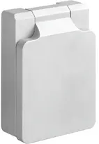 Product image Metal escutcheon with rain protection cover 1256,AUS=30x22-V