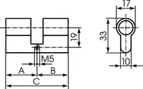 Technical drawing 1 Dummy cylinder 1531