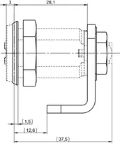 Technische Zeichnung Briefkastenset 1885,AUS=2695522