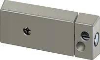 Compact rim lock